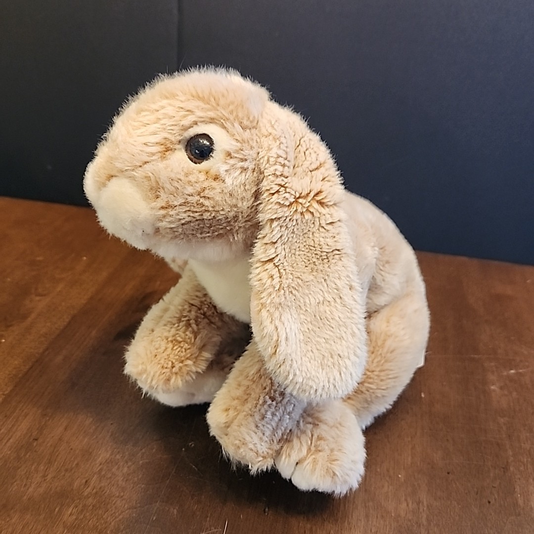 Animal Alley Tan Brown & White Bunny Plush 13