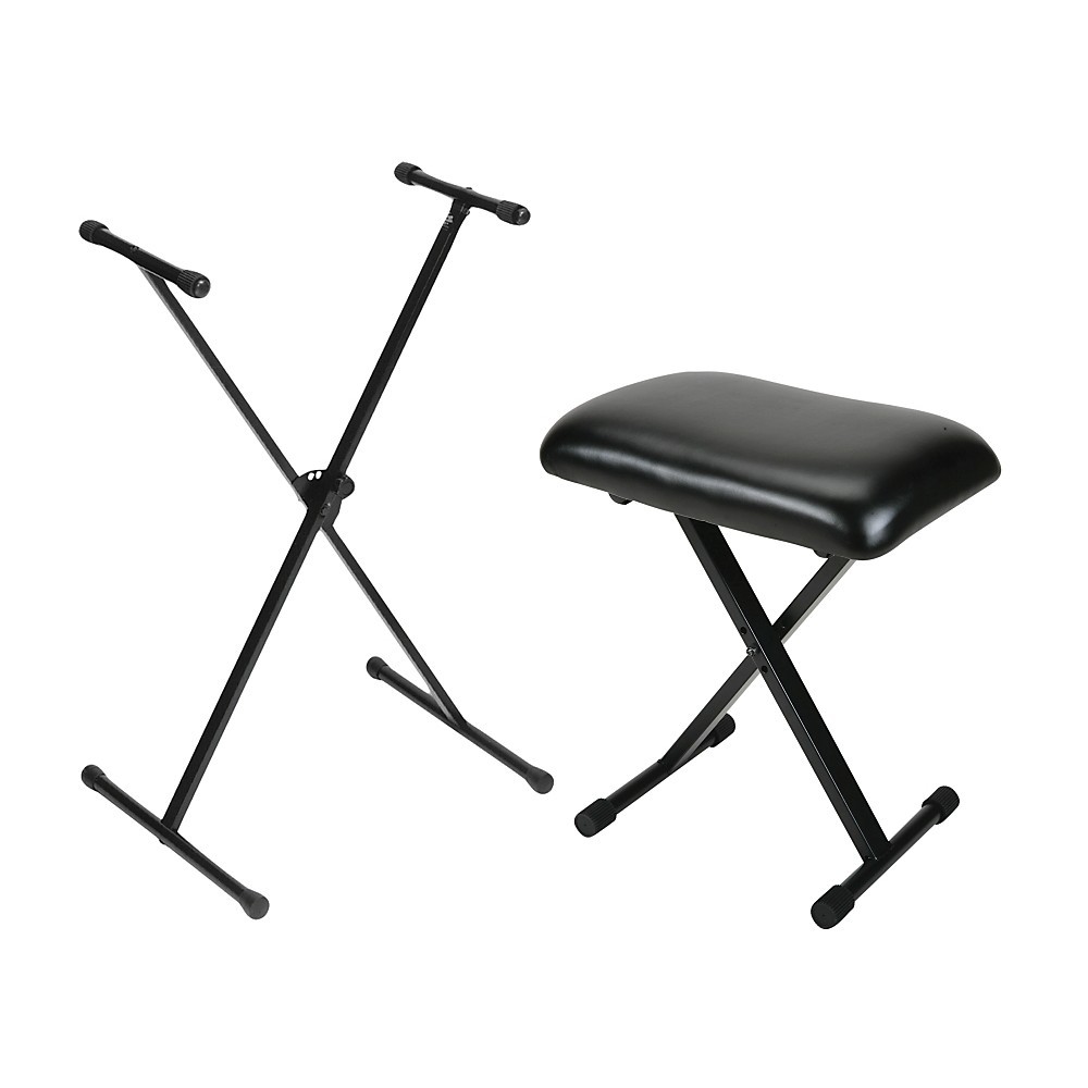 On-Stage Stands Padded Keyboard Bench With Single-Braced Stand Combo 12890₽