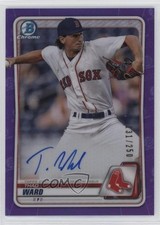 2020 Bowman Chrome Prospect Purple Refractor 131/250 Thad Ward #CPA-TW Auto 2r7