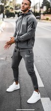 TRACKSUIT men’s SMALL —— Sans Pareil Utility Cargo Jogger Tracksuit Men's