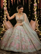 Party Wear Indian New Lengha Wedding Bollywood Pakistani Designer Lehenga Choli