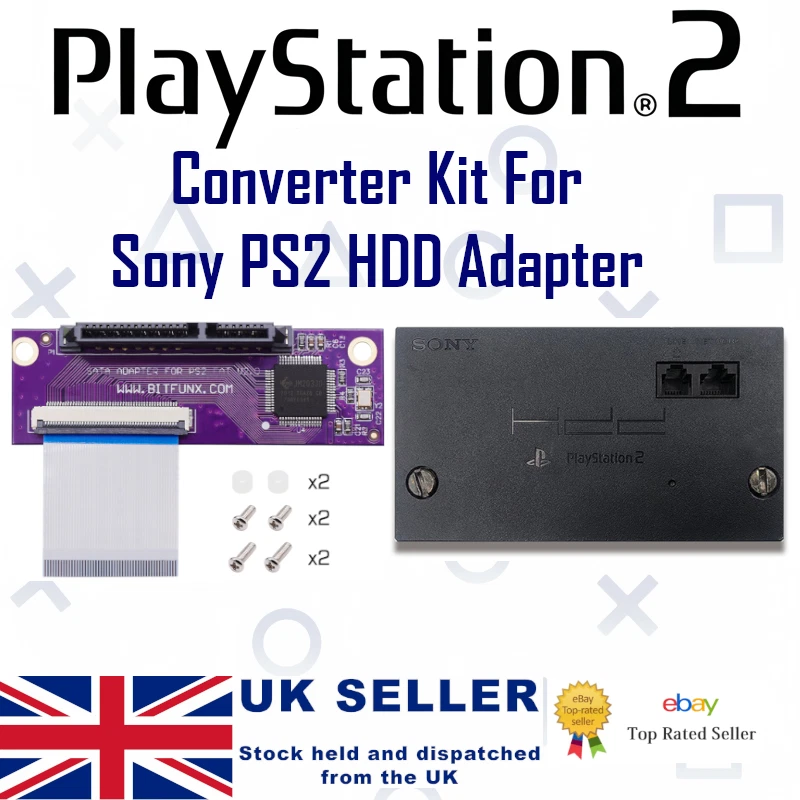 Sony PS2 Netzwerkadapter SSD / HDD - PlayStation 2 SATA auf IDE Upgrade (UK)