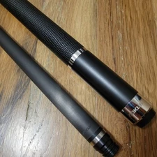 12.4mm ZOKUE Elite Carbon Fiber Shaft Pool Cue Stick W/ Leather Texture Wrap