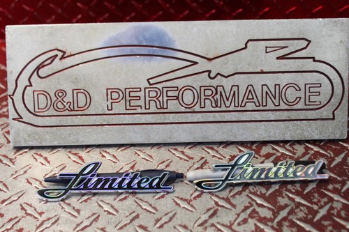 2014 HARLEY DAVIDSON ELECTRA GLIDE LIMITED OEM FRONT FENDER EMBLEMS EG116