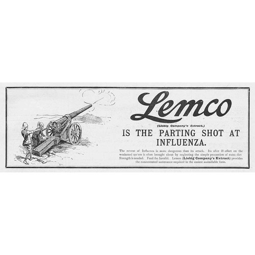 LEMCO Artillery Theme Edwardian Advertisement 1900