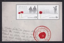 AUSTALIA 2011 Remembrance Day Miniature Sheet SG MS3681 MNH/**
