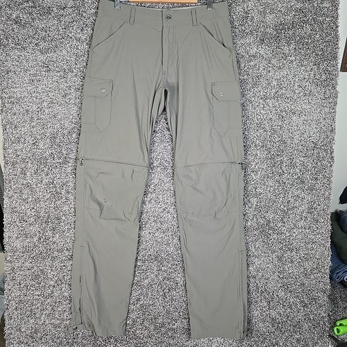 Pantalon Convertible KÜHL Renegade Homme - Taille 36x31 - Gris Stealth - Randonnée & Voyage