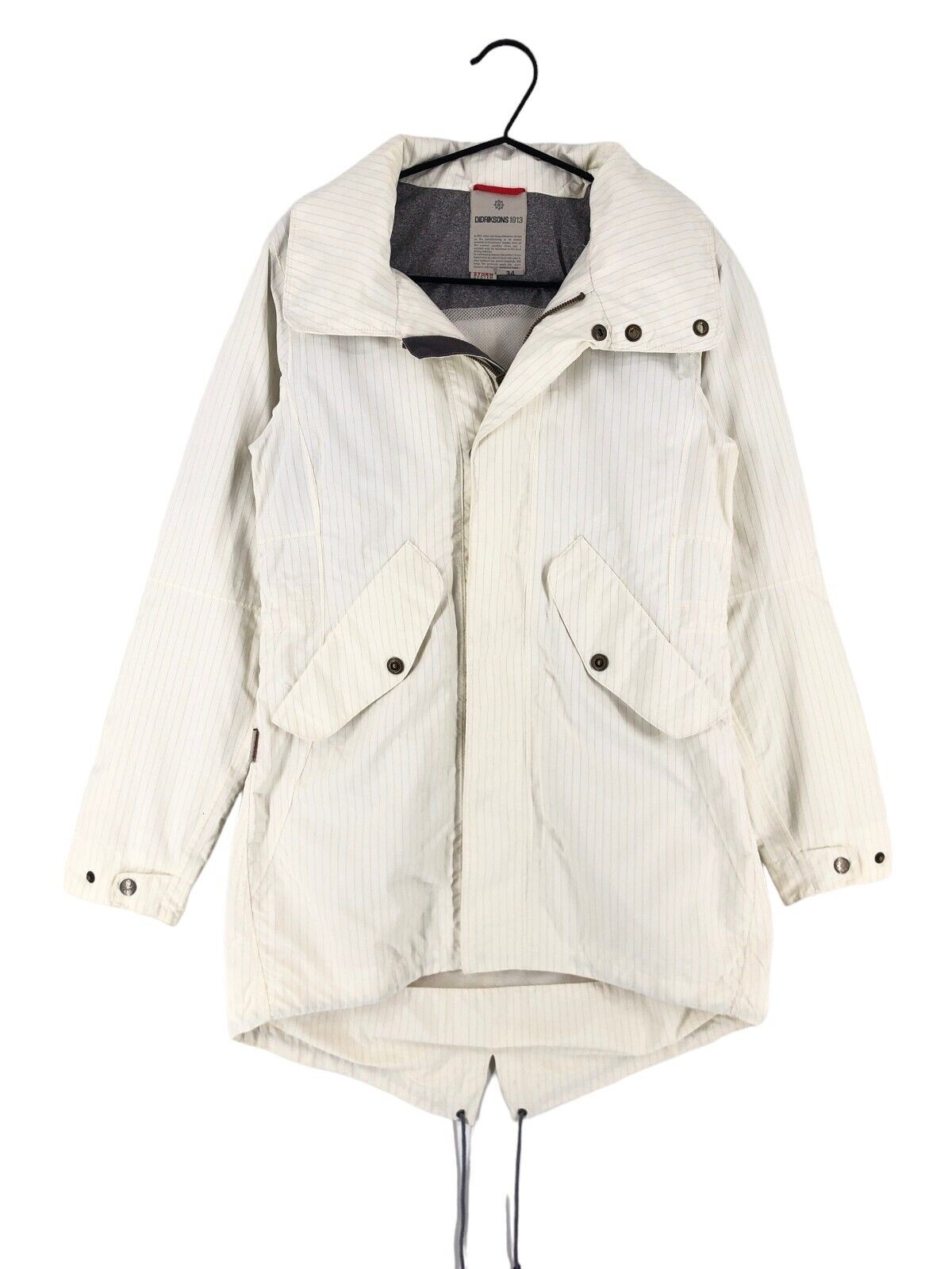 DIDRIKSONS Hooded Storm System Raincoat Jacket Coat Women Size 34 - XS