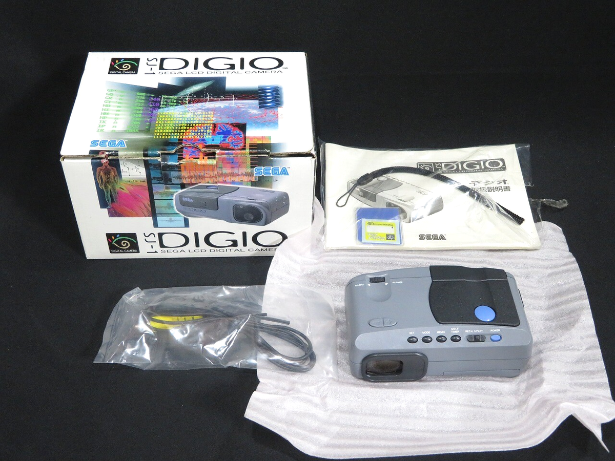 SEGA DIGIO デジタルLCDカメラ Tested BOXED SEGA LCD Digital Camera DIGIO SJ-1 HDC-1000A made in