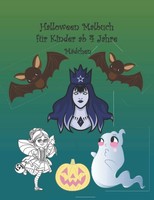 Halloween Malbuch Kinder Ab 4 Jahre, Ausmalbuch FüR MäDchen, KreativitäT FöRdern