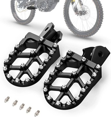 Motorcycle Footpegs Wider Foot Pegs CNC for Surron Sur Ron LBX E-Ride Pro SS