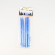Liberty Mountain Aluminum Tent Pegs Stakes 9" Pack of 6 Blue