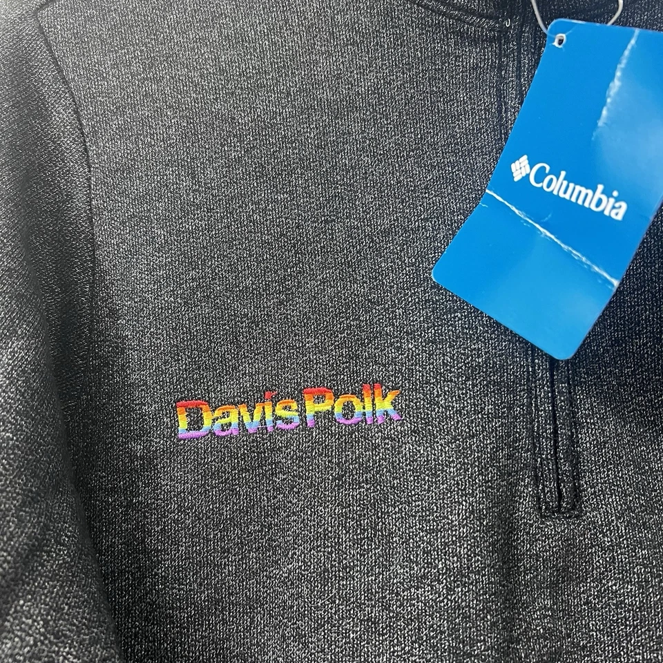 Columbia Men’s Half Zip Fleece Pullover Jacket Sweater S Gray Casual Travel Hike - Image 3 of 4