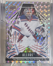 Upper Deck Allure White Diamond Igor Shesterkin #59 2022-23 Rangers NHL