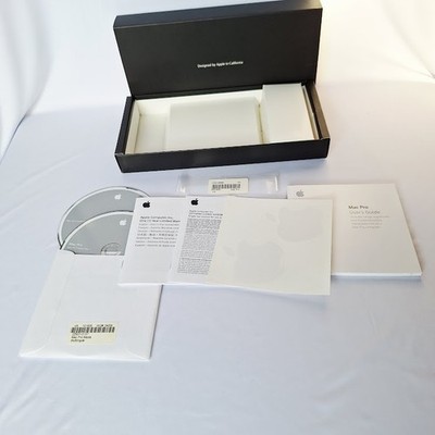 Mac Pro Box Only & Mac OS Install Disc 1 & 2 Version 10.4.7 w/Stickers
