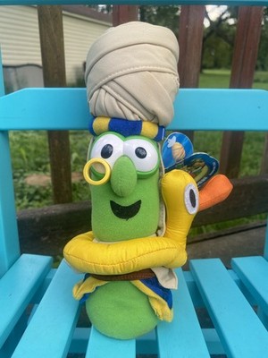 vintage 2002 Veggie Tales Talking Jonah Big Idea Plush 