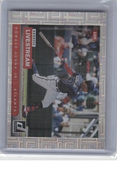 2021 Donruss #LS5 Ronald Acuna Jr. Livestream Vector B15R3C32