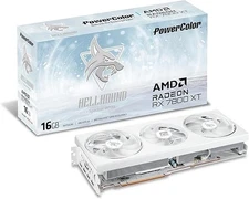 PowerColor AMD Radeon RX 7800 XT OC 16GB HELLHOUND SPECTRAL WHITE Graphics Card