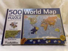 Hinkler Books World Map 500 Piece Jigsaw Puzzle Puzzlebilities