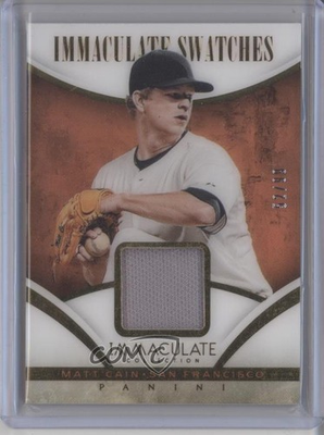 #ad 2014 Panini Immaculate Swatches 52 99 Matt Cain #19 cm0 $6.86