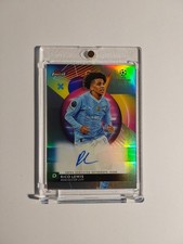 Topps UCC Finest 2023-24 Rico Lewis Auto Manchester City Parallel Refractor Rare