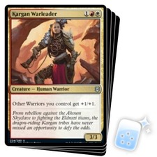 KARGAN WARLEADER X4 Zendikar Rising ZNR Magic MTG MINT CARD