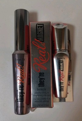 Benefit Cosmetics They're Real Magnet Mascara - FULL SIZE 0.32oz & Mini Size 