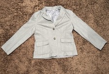 Unbranded Women's Gray Business Casual Long Sleeve Lapel Open Front Blazer Large