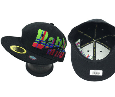A Bathing Ape Baby Milo Cap Big Logo Black Cotton Baseball Hat Cap One Size
