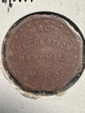 Marshall, Minn - Mac's Recreation - GF 5 cents Token