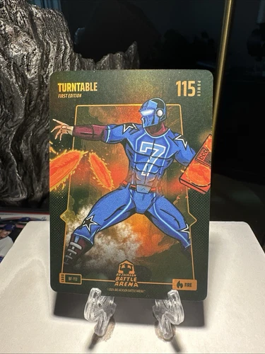 Bo Jackson Battle Arena Battlefoil Fire Turntable #BF-113 Trea Turner