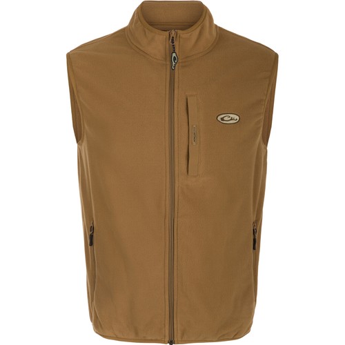 New Drake Waterfowl Men's Camp Fleece Vest - Picture 17 of 18