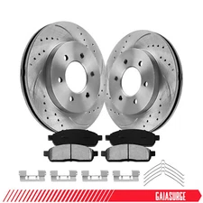 Front Disc Rotors Brake Pads for Lincoln Mark LT 2004-2008 Ford F-150 5.4L 330mm