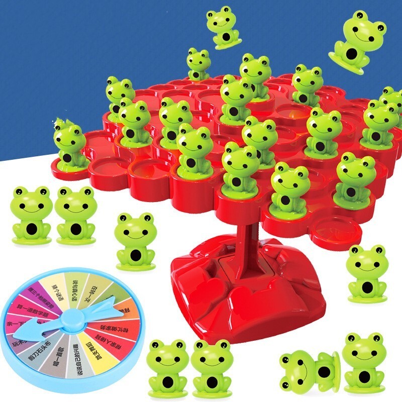 Rudolph The Red Nose Reindeer Frog Balancing Tree Game Children Balance ...