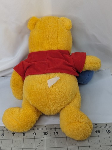 Mattel Winnie the Pooh Plush Blue Honey Pot 13 Inch Stuffed Animal Toy - Picture 4 of 6