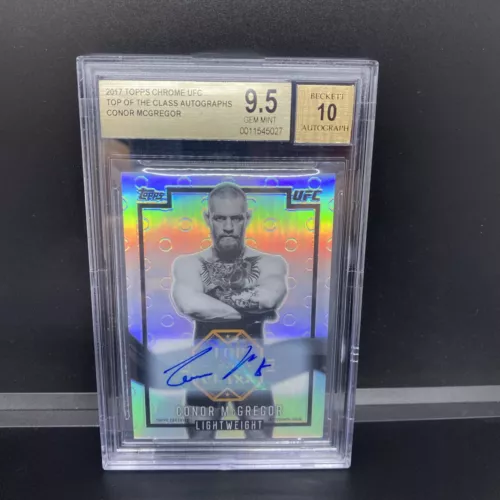 2017 Topps Chrome UFC TOTC Auto Conor Mcgregor Auto 4/5 BGS 9.5 10 Auto 