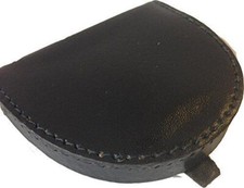 MENS GENTS REAL LEATHER COIN WALLETS COIN PURSE WALLET CHANGE POUCH COIN TRAY