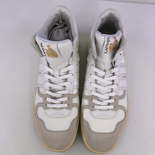 Lanvin Tennis High Top Clay Nash Sneakers Whlte 44 (US 11) - Bild 5 von 8