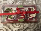 Holiday Christmas Serving Set - 4 pieces - candy - Red, Green, White - New