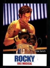 Drew Sarick Rocky Musical Autogrammkarte Original Signiert + 1298