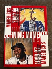 1998 Upper Deck Defining Moments Card #336 Mavericks Finley, Green, Shrempf (I2)
