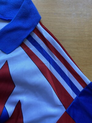 FRANCE 1990 1992 HOME FOOTBAL SHIRT SOCCER JERSEY LONG SLEEVE