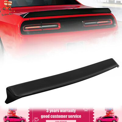 For 08-22 Dodge Challenger Hellcat Redeye Gloss Black Rear Spoiler w/Camera Hole
