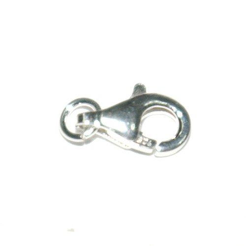 WHOLESALE LOTS 9mm Pear Shape Lobster Trigger Clasps Italian Sterling Silver 925 - Picture 7 of 11