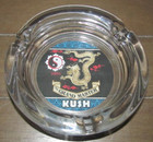 Glass Ashtray Grand Master Kush Marijuana Strain Brand Dispensary Dragon Symbol — photo 1