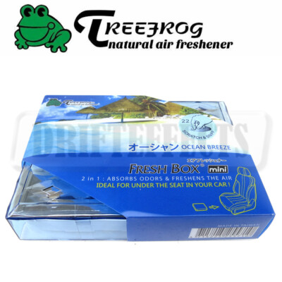 Treefrog Fresh Box Air Freshener Mini (80g/2.8oz) JDM Fresh Scent Ocean Breeze