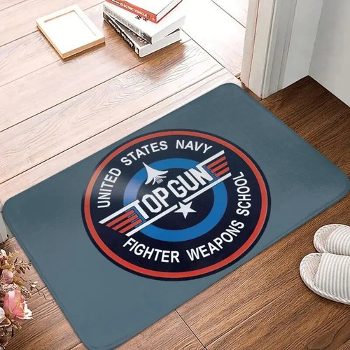 Custom Printed Top Gun Doormat Mat Anti-Slip Maverick Movie Kitchen Bath Bedroom - Picture 7 of 25