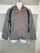 Champion Gray Pink Duo Dry Max Jacket Size 4/5 Youth NEW