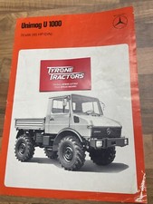 Mercedes Unimog U 1000 Sales Brochure Leaflet Tractor Truck