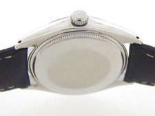 Vintage Rolex Air-King 5500 Mens Stainless Steel Watch Silver Linen Dial 7